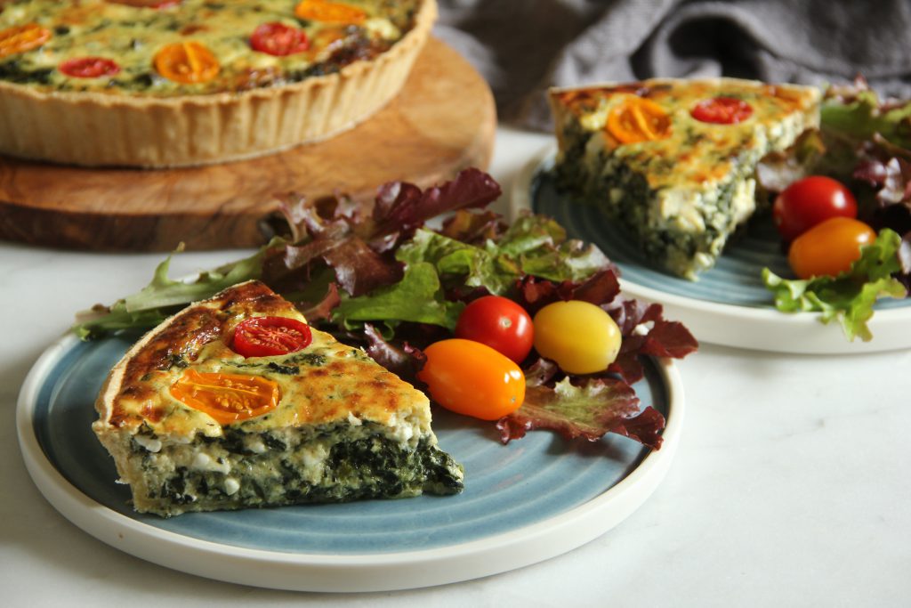 Spinach and Cottage Cheese Quiche – Dr Pippa